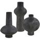 Charcoal Bloom 11 X 7.5 inch Indoor-Outdoor Vases, Set of 3