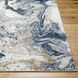 Allegro 84 X 63 inch Light Grey Rug, Rectangle