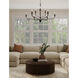 Velena 9 Light 47.25 inch Dark Matte Black Chandelier Ceiling Light