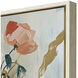 Spring Soiree Orange and Beige and Blue and Yellow Canvas