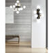 Sean Lavin Viaggio 9.1 inch Smoke/Polished Nickel Wall Light in Incandescent