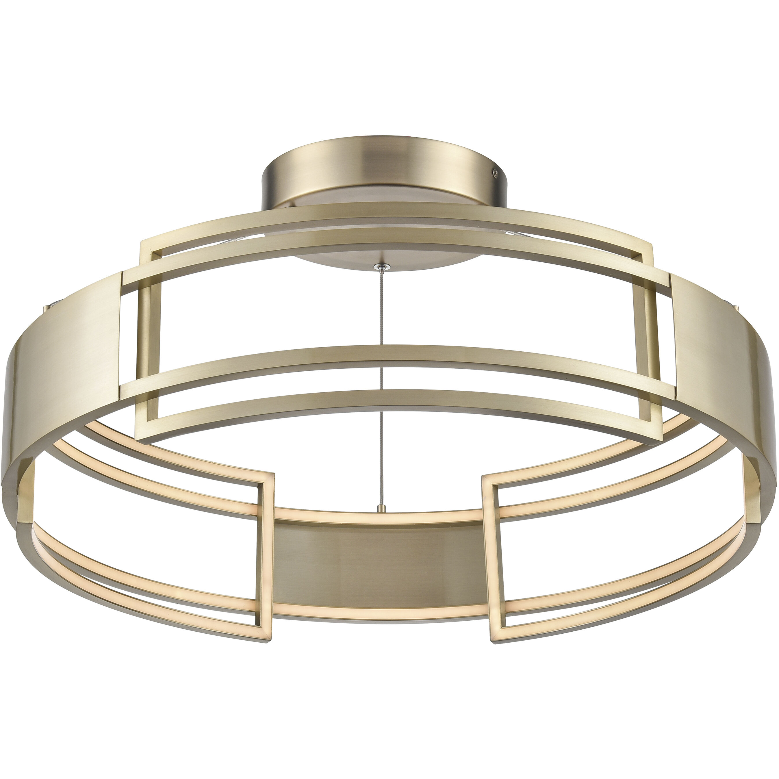 Fashionista LED 24 inch Champagne Gold Chandelier Ceiling Light