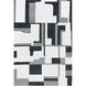 Kali 130 X 94 inch Black/White/Grey Rug in 8 x 11