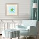 Swim Lesson Blue and Green and Multi and Beige Framed Art, Propac