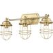 Seaport Vanity Wall Light in Matte Black