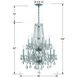 Traditional Crystal 12 Light 26.5 inch Polished Chrome Chandelier Ceiling Light in Clear Hand Cut