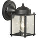 Tipton 1 Light 7.5 inch Black Outdoor Sconce