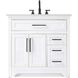 Remington 36 X 35 inch White Bathroom Vanity Cabinet