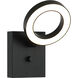 Realm LED 5.38 inch Black Wall Sconce Wall Light