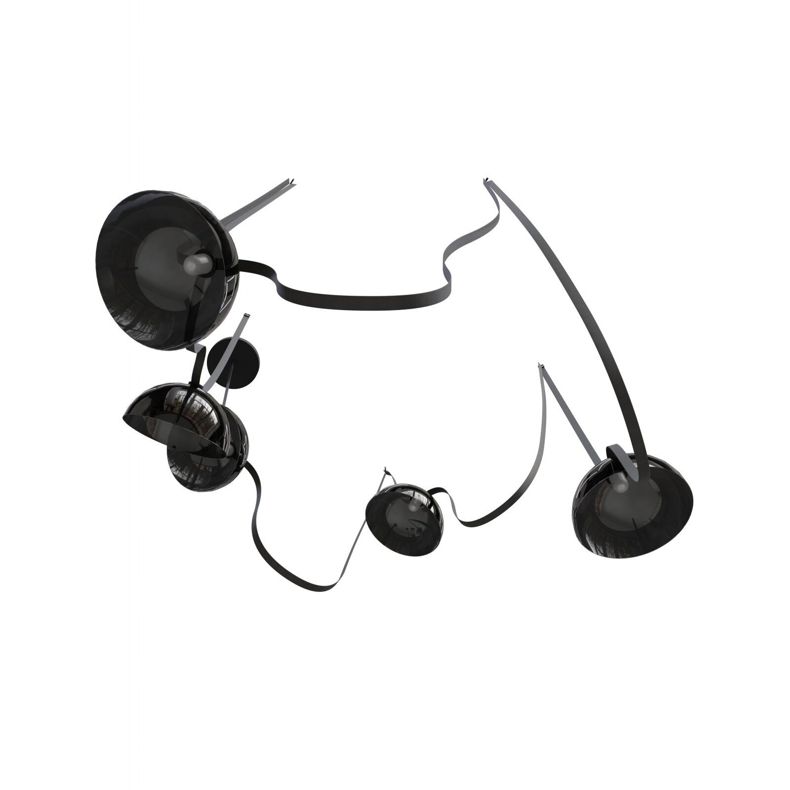 Fremont LED 8.5 inch Black Belt Chandelier Ceiling Light