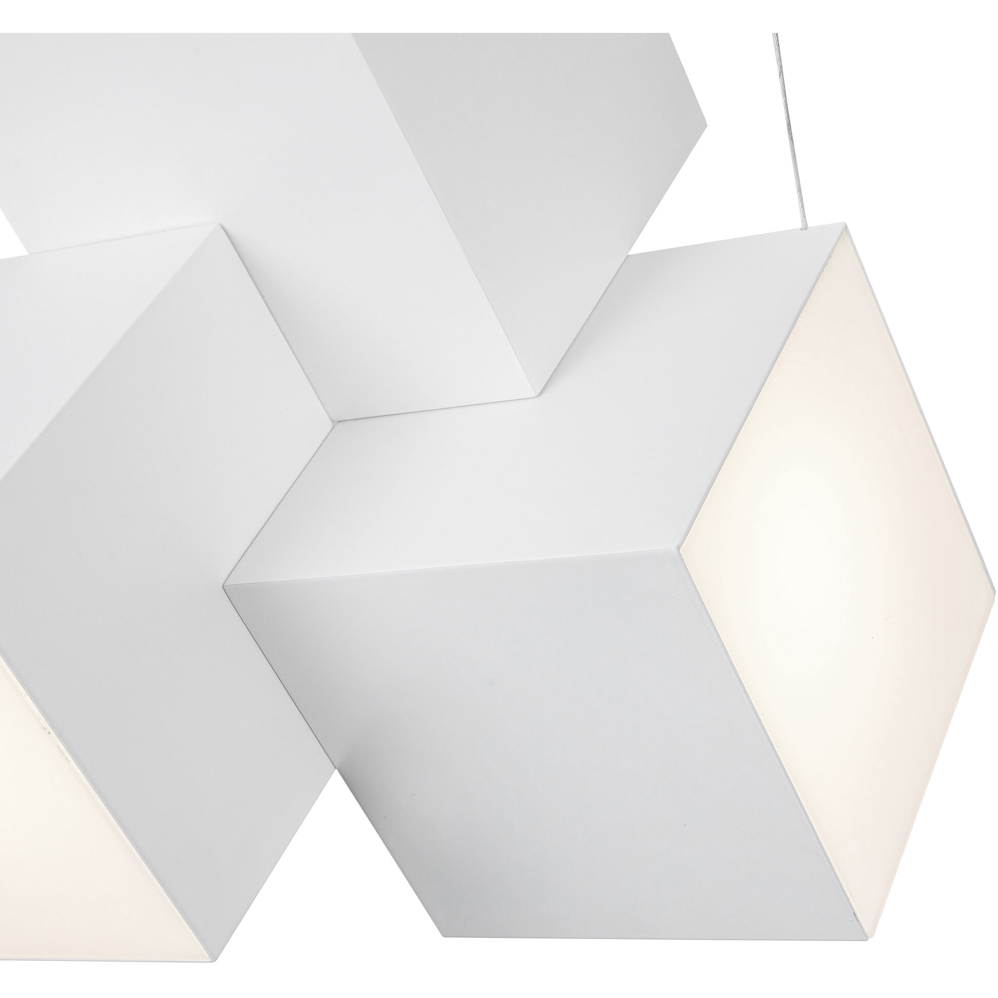 Tetra LED 11.38 inch White Pendant Ceiling Light