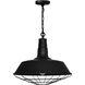 Morgan 1 Light 18 inch Black Down Pendant Ceiling Light