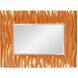 Zenith 39 X 31 inch Glossy Orange Wall Mirror