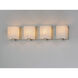 Wrap 4 Light 26.25 inch Satin Nickel Bath Vanity Wall Light