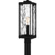 Balchier 1 Light 20 inch Matte Black Outdoor Post Lantern