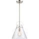 Gabby 1 Light 11 inch Polished Nickel Mini Pendant Ceiling Light