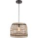Silay 1 Light 13 inch Black Pendant Ceiling Light