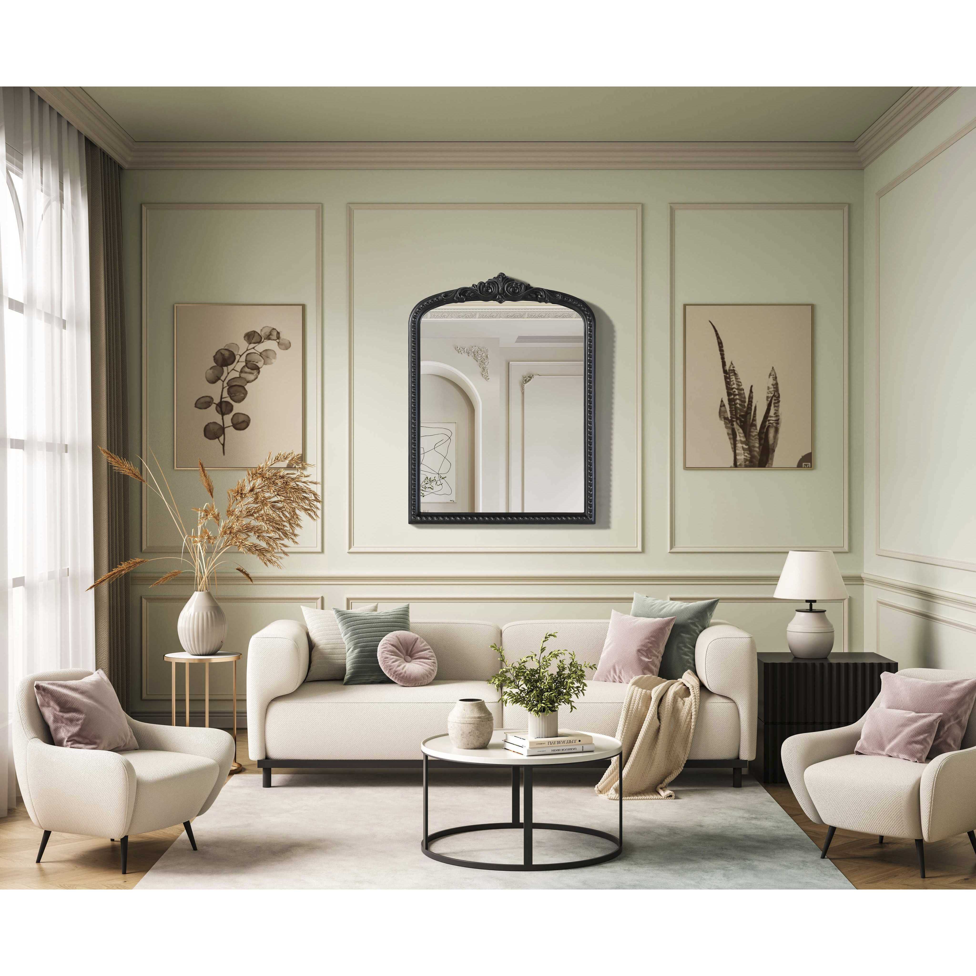 Naomi 30 X 22 inch Vintage Bronze Mirror