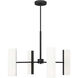 Drew & Jonathan Capalino 8 Light 30 inch Midnight Black Chandelier Ceiling Light