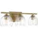 Glint 3 Light 24 inch Legacy Brass Vanity Light Wall Light