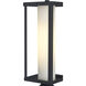 Adler 1 Light 18 inch Black Outdoor Post Lantern