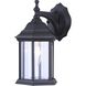Madison 1 Light 6.25 inch Black Outdoor Lantern, Downlight