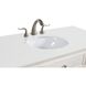 Otto 48 X 21 X 35 inch Antique White Vanity Sink Set
