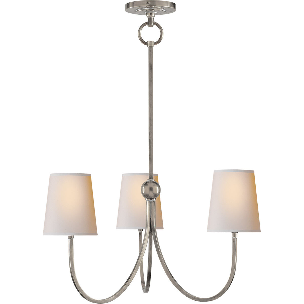 Thomas O'Brien Reed 3 Light 20.00 inch Chandelier