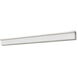Almeria LED 36.25 inch Brushed Steel Vanity Light Wall Light