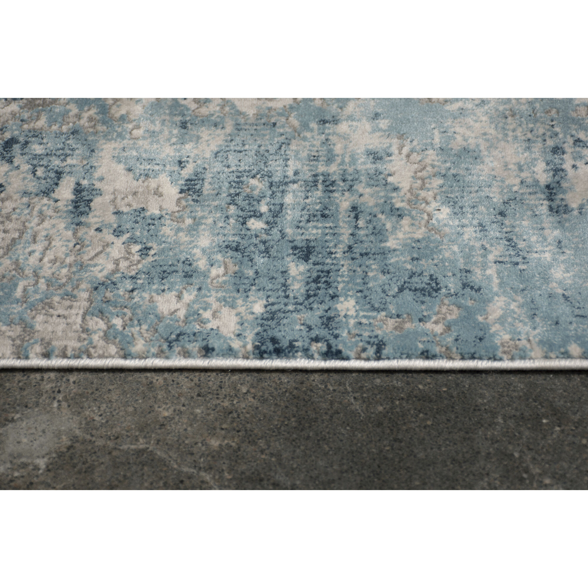 Ariella 86.6 X 86.6 inch Blue and Grey Indoor Rug, Small