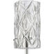 Forma de Crystal 2 Light 5 inch Polished Chrome Sconce Wall Light