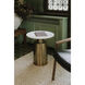 France 20 X 18 inch Gold Accent Table