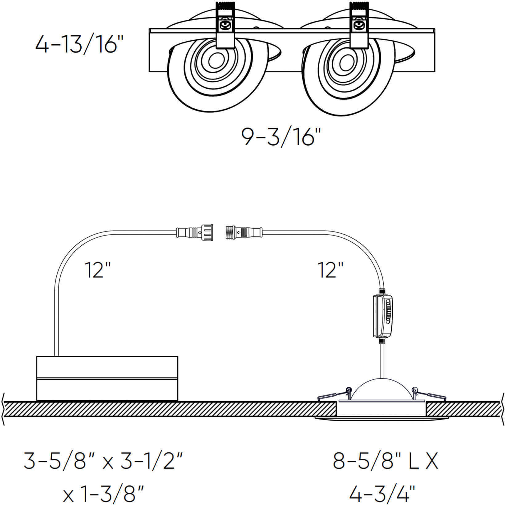 Pivot Black Recessed Lighting