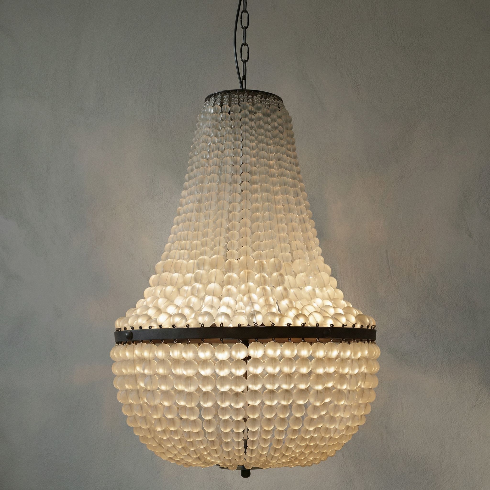 Mist 4 Light 21.5 inch Matte Black Chandelier Ceiling Light