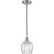 Edison Norfolk LED 6 inch Brushed Satin Nickel Mini Pendant Ceiling Light