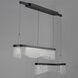 Sonata LED 47.25 inch Black Linear Pendant Ceiling Light