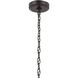 Winslow 6 Light Bronze Chandelier Ceiling Light, Large