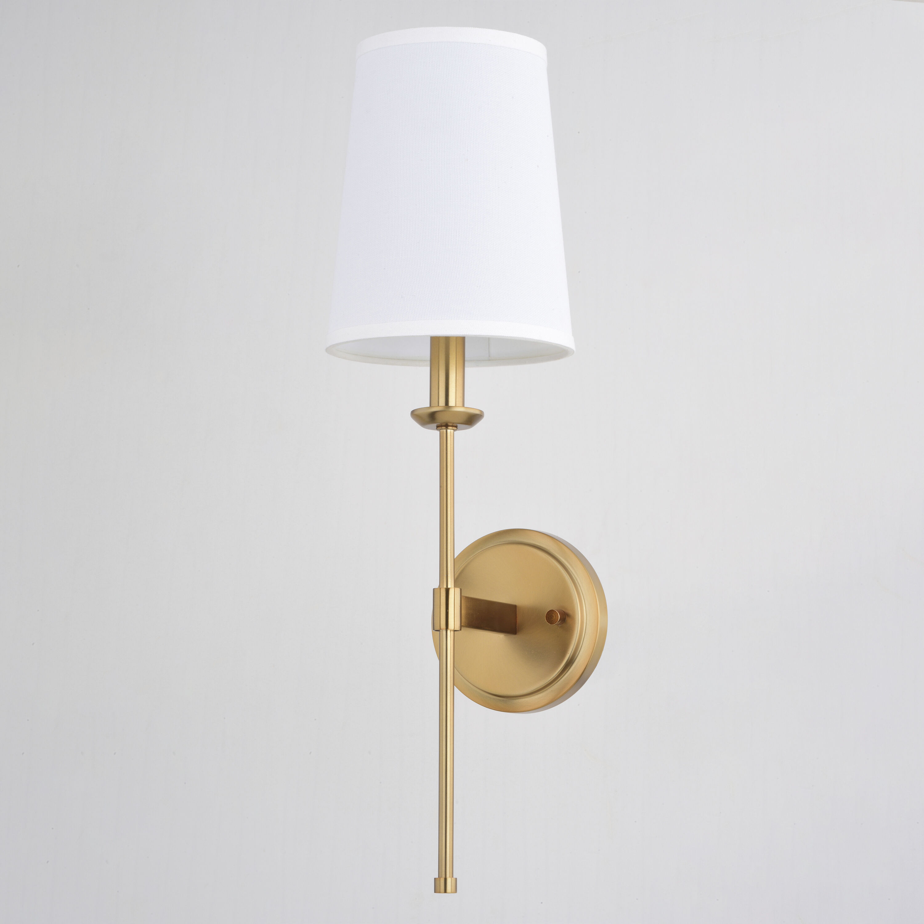Camden LED 6 inch Natural Brass Wall Light