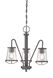 Darby 3 Light 18.25 inch Weathered Iron Chandelier Ceiling Light
