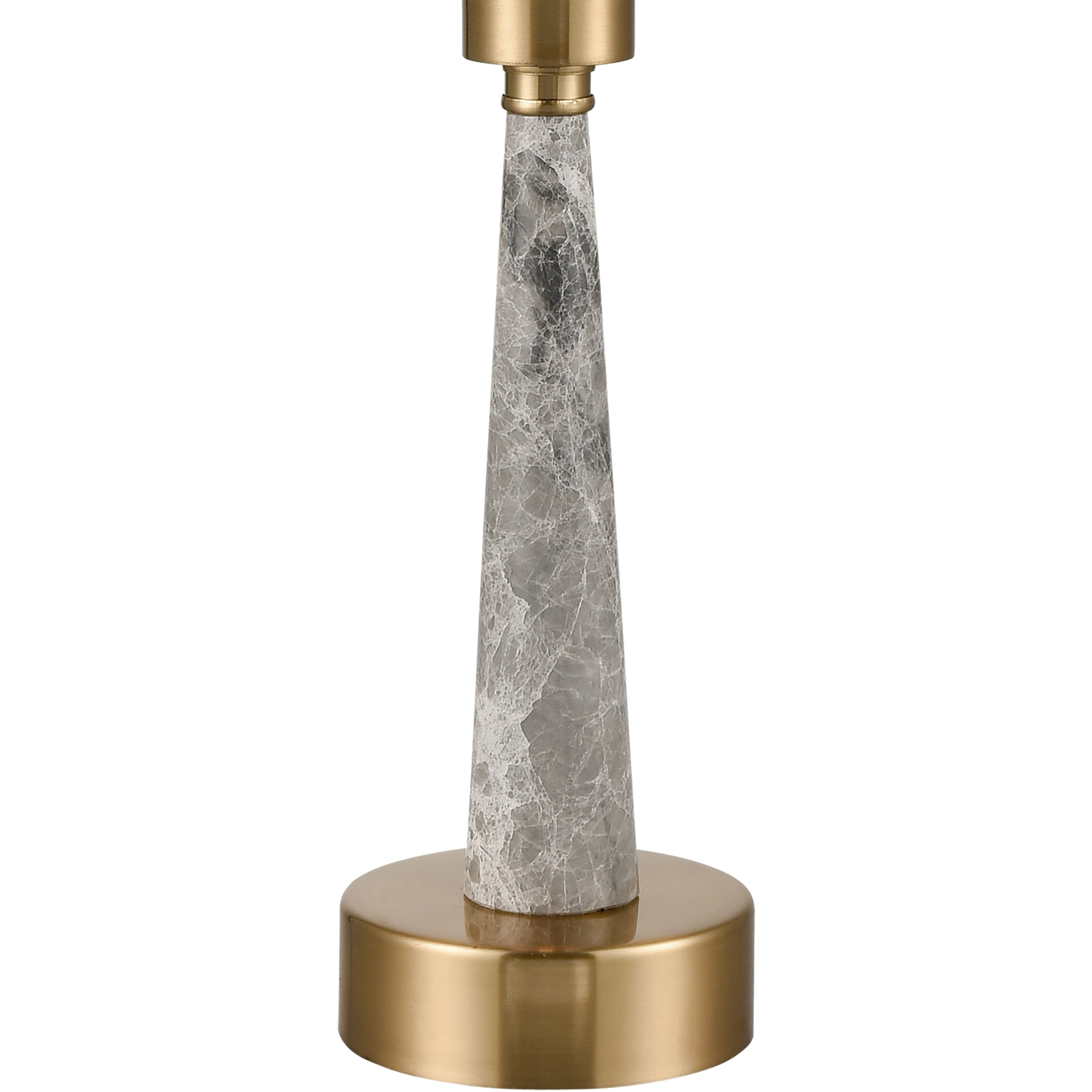 Magda 34 inch 60 watt Aged Brass Buffet Lamp Portable Light