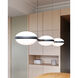 Pillows LED 48.5 inch Satin Black Pendant Ceiling Light