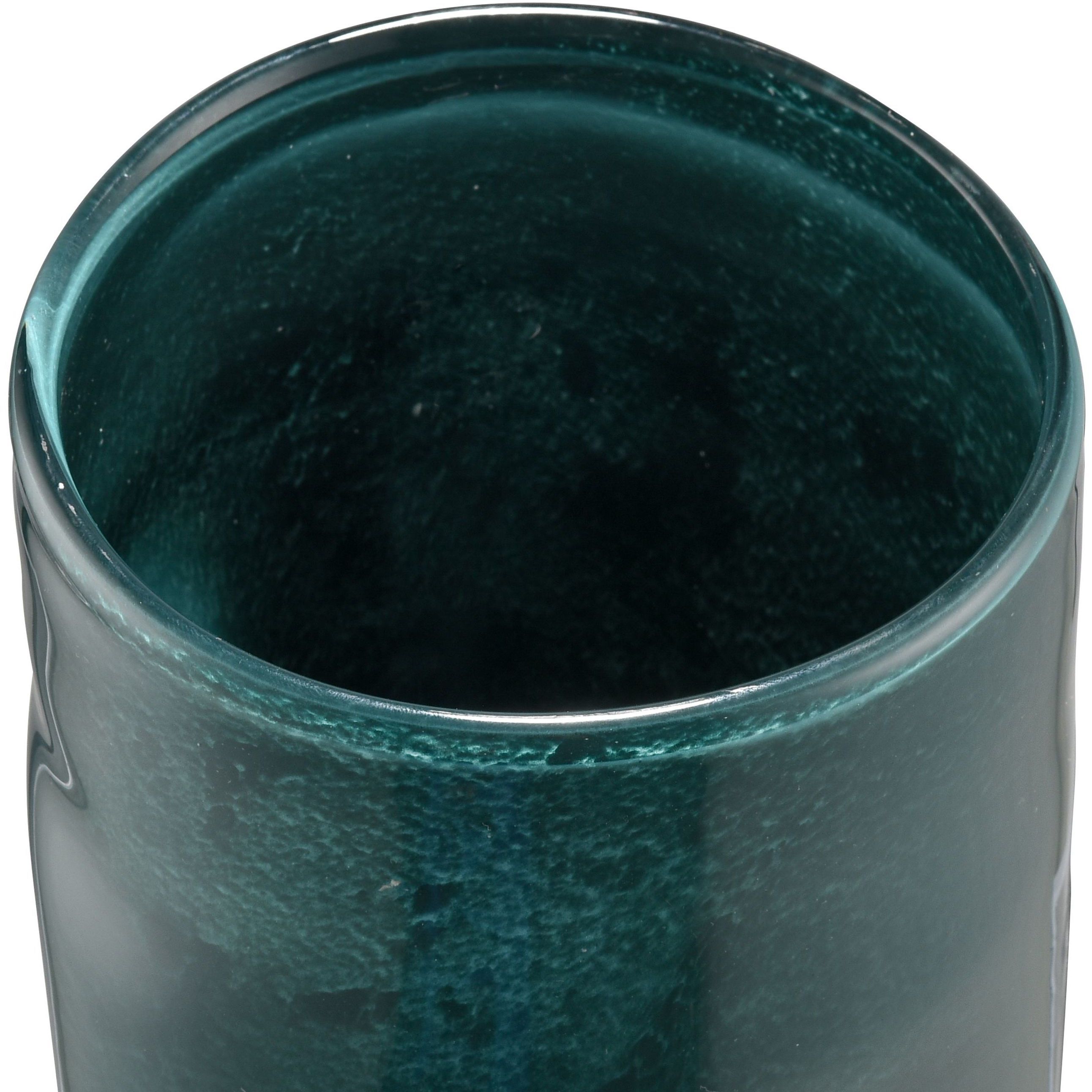 Alina 12 X 6 inch Vase in Dark Green