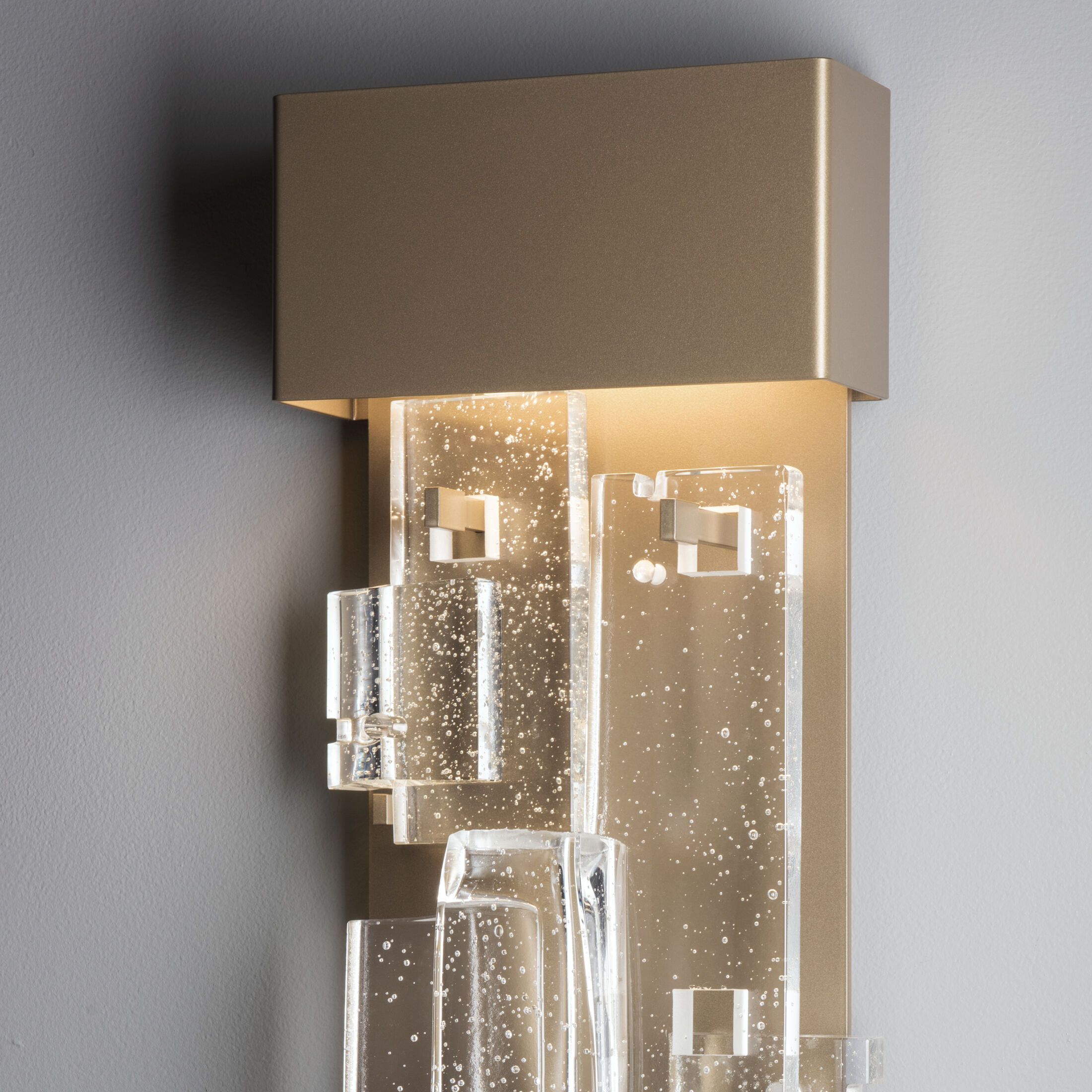 Fusion Sconce Wall Light in Soft Gold, Large