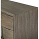 Lydon Brown Mindi Wood and Antique Brass 4 Drawer Chest
