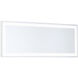 Lavery 24 X 7 inch White Mirror, Rectangle Shape