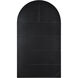 Farida 82 X 46 inch Matte Black Mirror