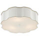 Wexford 3 Light 19.25 inch Snow White Flush Mount Ceiling Light