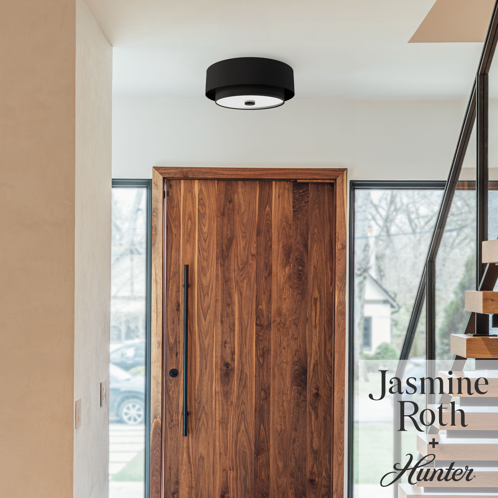 Brookside 2 Light 13.25 inch Matte Black Flush Mount Ceiling Light, Medium