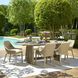 Harbor 92 X 30 inch Cerused Wheat and Oatmeal Indoor Outdoor Dining Table