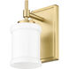 Cadoc 1 Light 4.5 inch Modern Gold Wall Sconce Wall Light